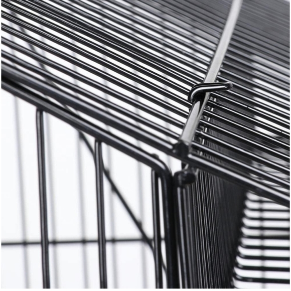 Large Parakeet Bird Cage With Vibrant Colors, 1 Ladder, and 2 Hanging Toys - Picture 2 of 16